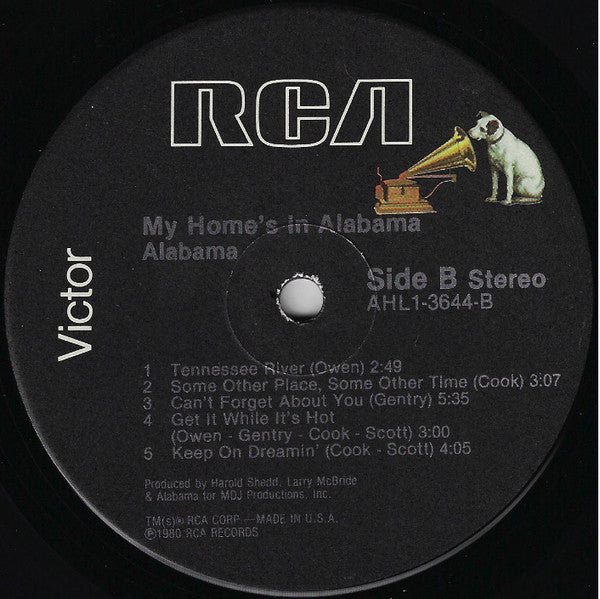 Alabama : My Home's In Alabama (LP, Album, Ind)