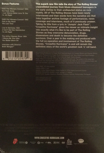 The Rolling Stones : Crossfire Hurricane (DVD, Multichannel, NTSC)