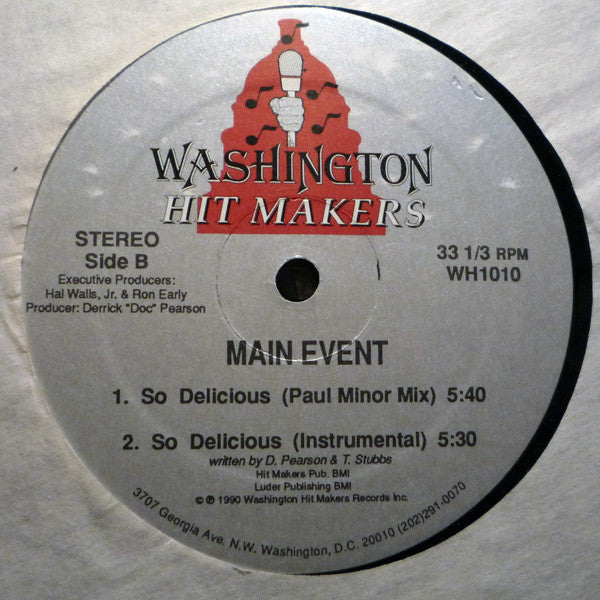 Main Event : So Delicious (12")