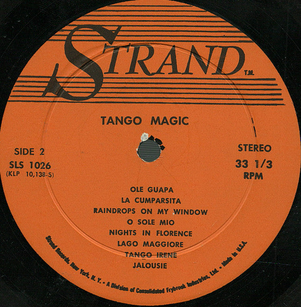 Jay Jerome And His Orchestra : Tango Magic (LP, Album)