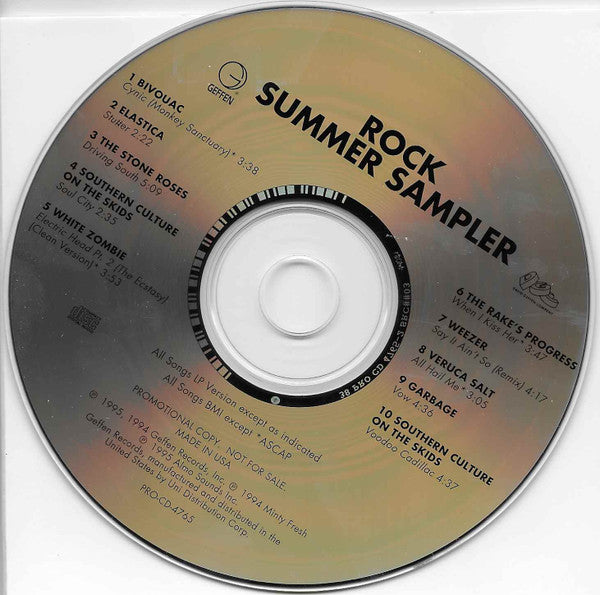 Various : Rock Summer Sampler (CD, Comp, Promo, Smplr)