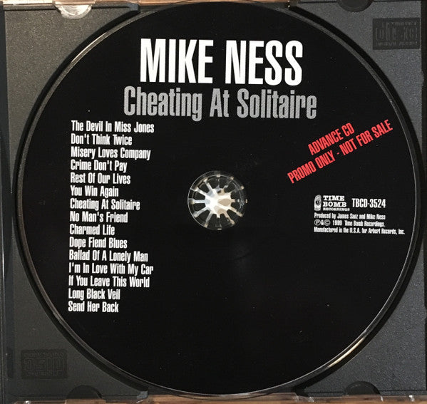 Mike Ness : Cheating At Solitaire (CD, Album, Promo)