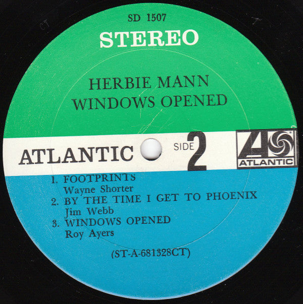 Herbie Mann : Windows Opened (LP, Album, CT )