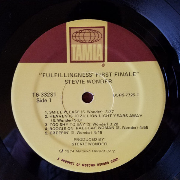 Stevie Wonder : Fulfillingness' First Finale (LP, Album, Ter)