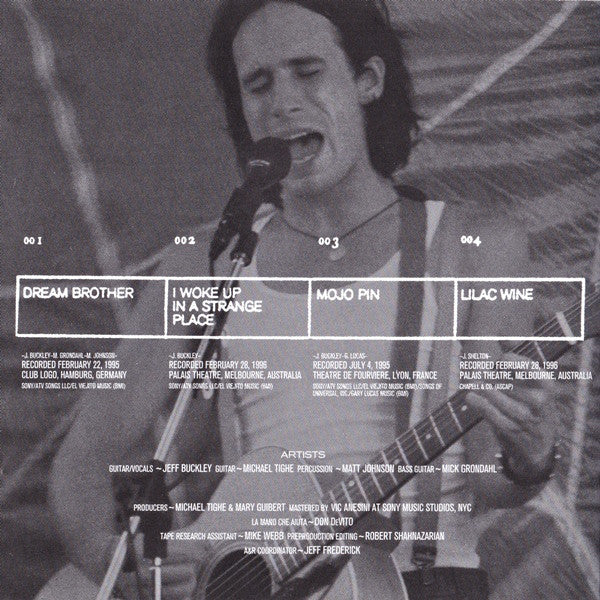 Jeff Buckley : Mystery White Boy (Live '95 ~ '96) (CD, Album)
