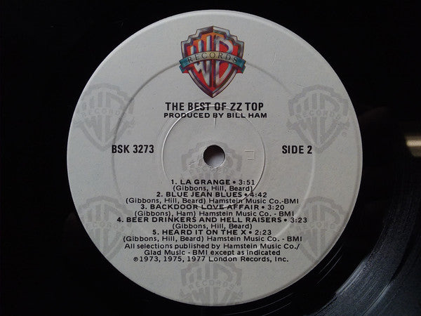 ZZ Top : The Best Of ZZ Top (LP, Comp, RE, Win)