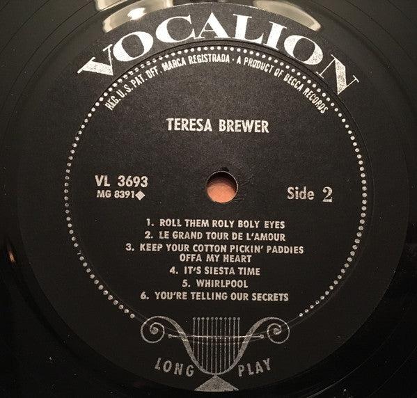 Teresa Brewer : Teresa Brewer (LP, Comp, Mono, Pin)