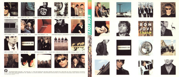 Bon Jovi : Crush (CD, Advance, Album, Promo)