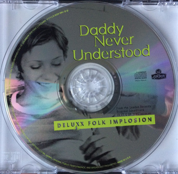 Deluxx Folk Implosion : Daddy Never Understood (CD, Promo)