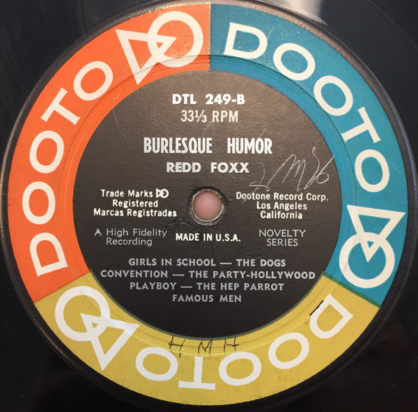 Redd Foxx : Burlesque Humor (LP)