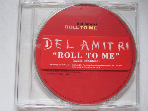 Del Amitri : Roll To Me (CD, Single, Promo)