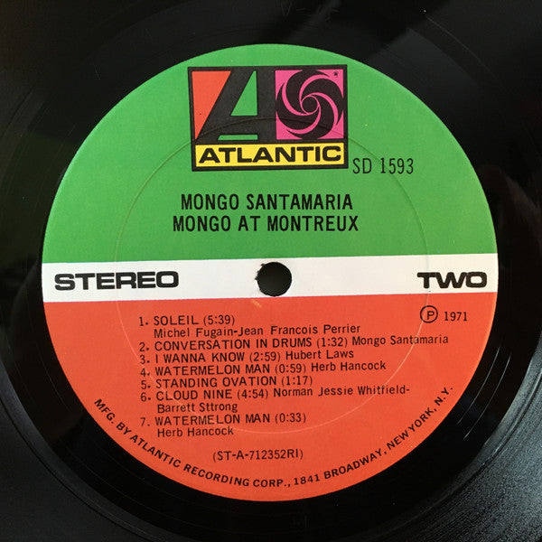 Mongo Santamaria : Mongo At Montreux (LP, Album, RI)