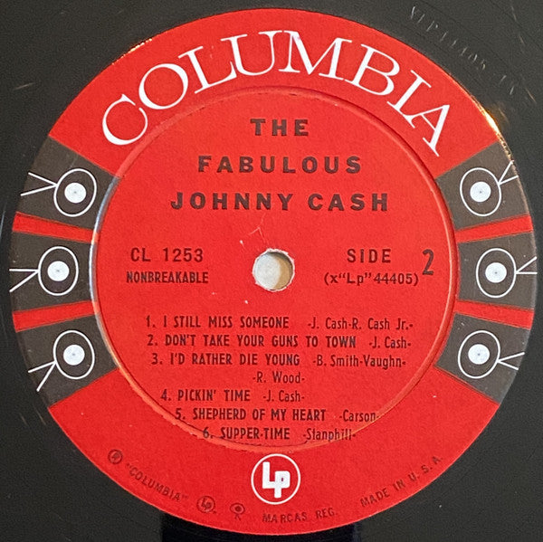 Johnny Cash : The Fabulous Johnny Cash (LP, Album, Mono, Ter)