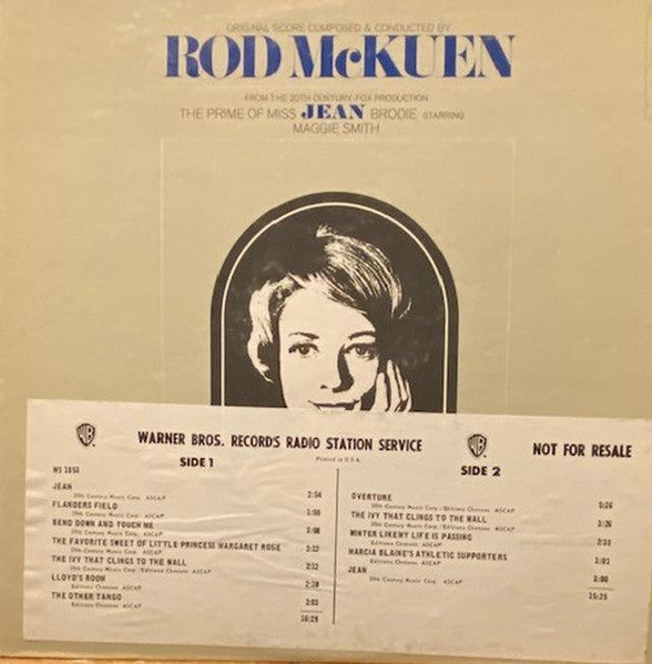 Rod McKuen : The Prime Of Miss Jean Brodie (LP, Promo)