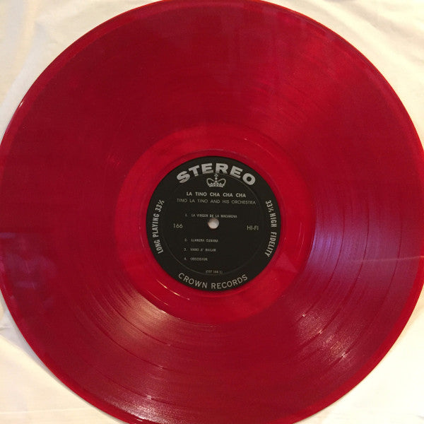 Tino La Tino And His Orchestra : La Tino Cha Cha Cha (LP, Red)