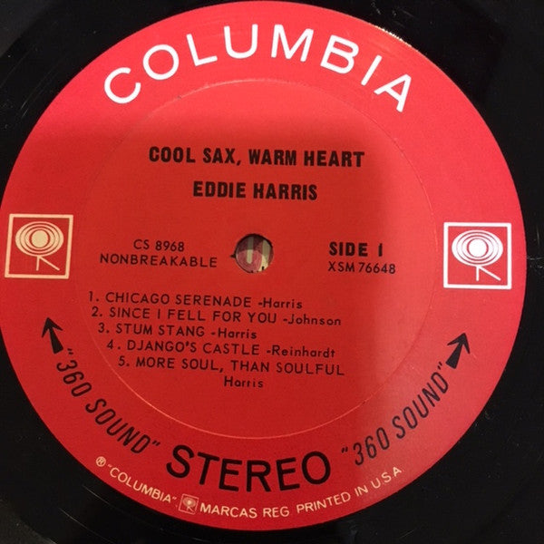 Eddie Harris : Cool Sax Warm Heart (LP)