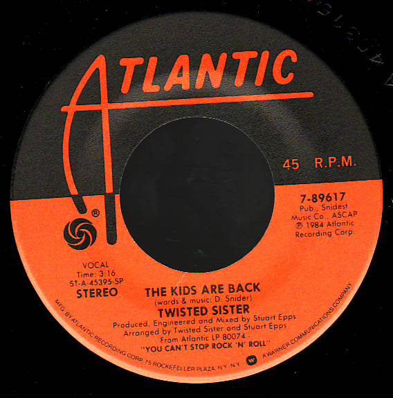 Twisted Sister : I Wanna Rock (7", Single, Spe)