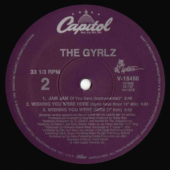 The Gyrlz : Jam Jam (If You Can) (12", Single)