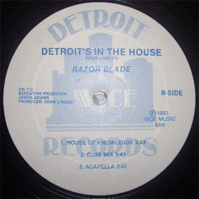 Razor Blade (H.N.I.C.) : Detroit's In The House (12")