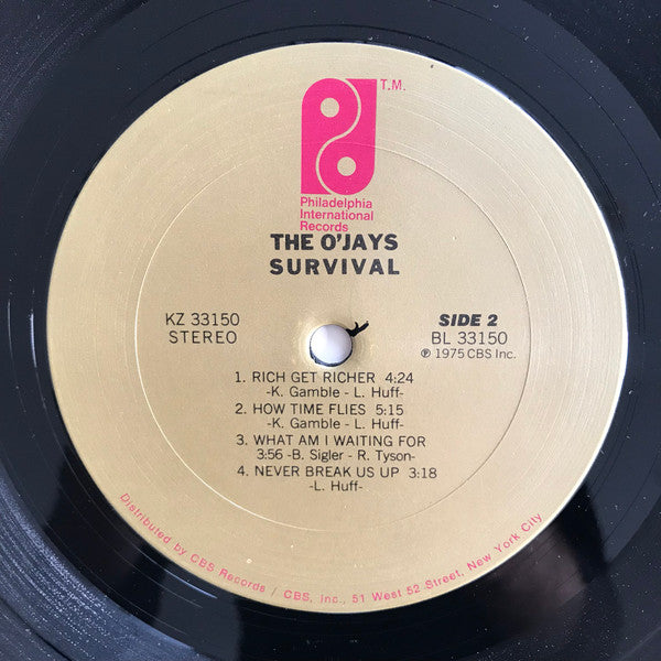 The O'Jays : Survival (LP, Album, San)