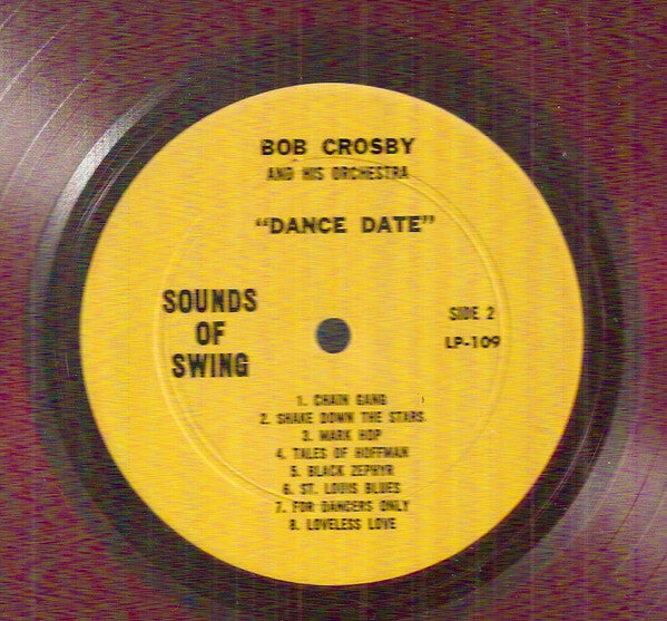 Bob Crosby : Dance Date (LP, Album, Mono, Red)