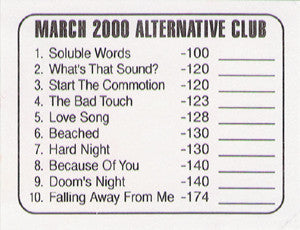 Various : Promo Only Alternative Club March 2000 (CD, Comp, Promo)