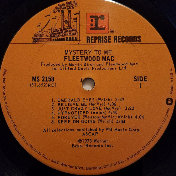 Fleetwood Mac : Mystery To Me (LP, Album, RP, Gat)