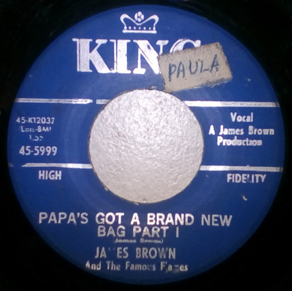 James Brown & The Famous Flames : Papa's Got A Brand New Bag (7", M/Print)