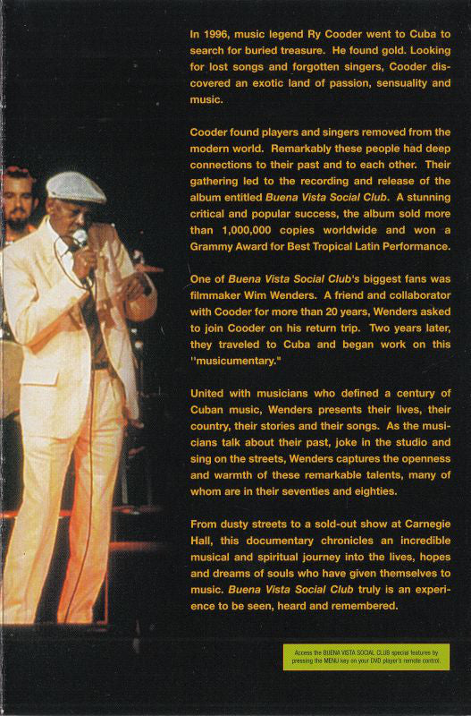 Buena Vista Social Club : Buena Vista Social Club (DVD-V, RP, Cin)