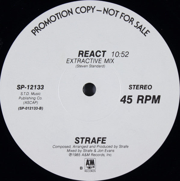 Strafe : React (12", Promo)
