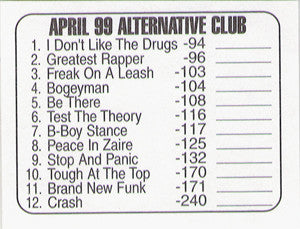 Various : Promo Only Alternative Club April 99 (CD, Comp, Promo)