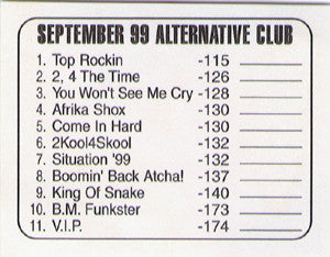 Various : Promo Only Alternative Club September 99 (CD, Comp, Promo)