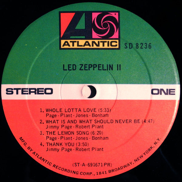 Led Zeppelin : Led Zeppelin II (LP, Album, RE, Gat)