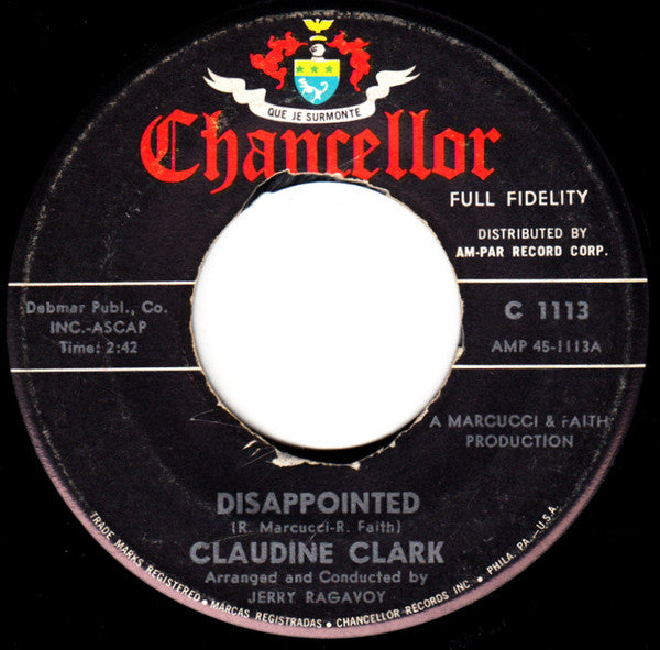 Claudine Clark : Party Lights / Disappointed (7", Single)