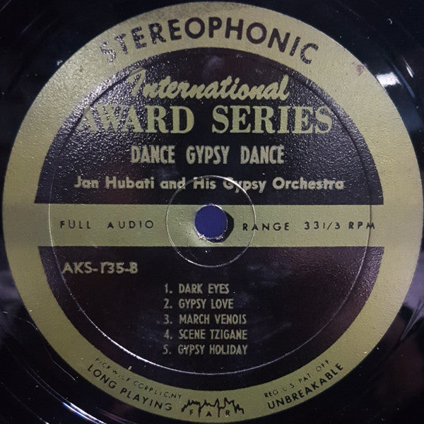 Jan Hubati & His Gypsy Orchestra : Dance, Gypsy, Dance (LP, Album)