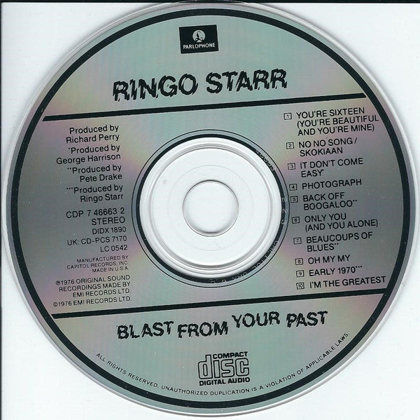 Ringo Starr : Blast From Your Past (CD, Comp, RE)