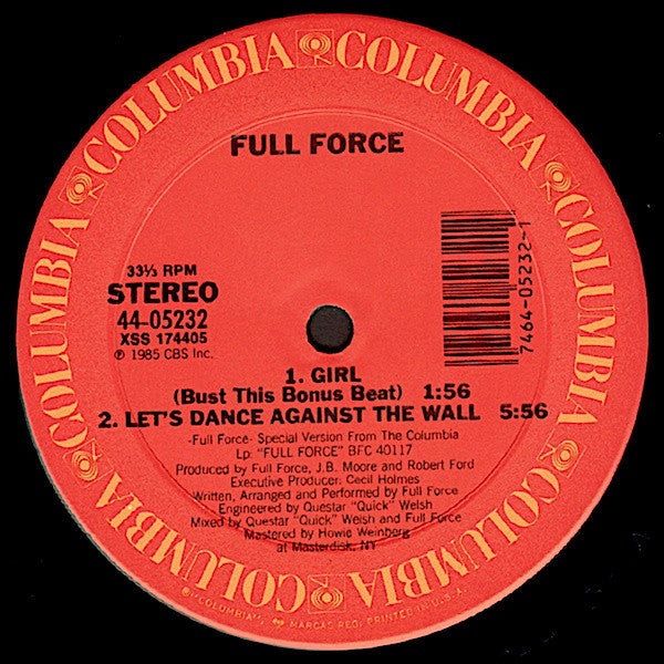 Full Force : Girl If You Take Me Home (12")