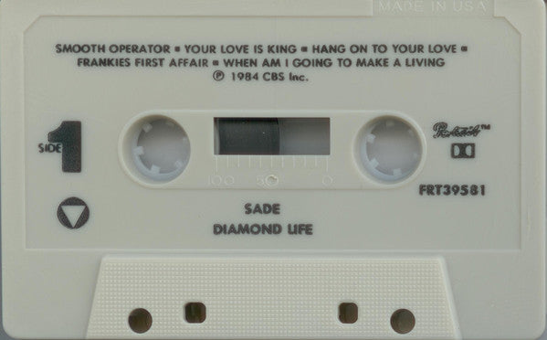Sade : Diamond Life (Cass, Album, RE)