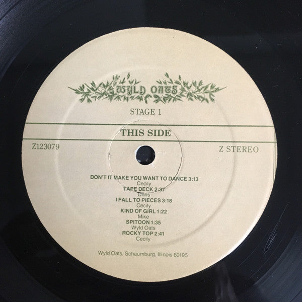 Wyld Oats : Stage One (LP, Album)