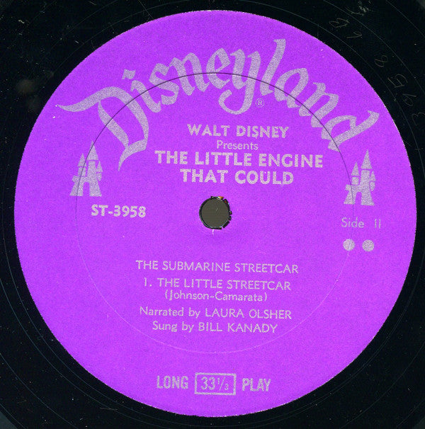 Laura Olsher And Bill Kanady : The Little Engine That Could! And The Submarine Streetcar (LP, Album, Mono)