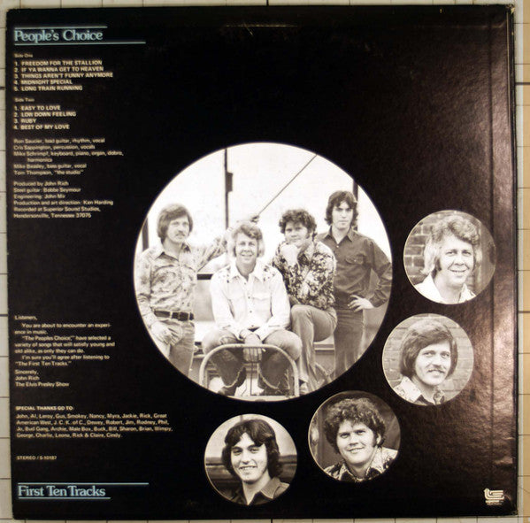 Peoples' Choice : First Ten Tracks (LP, Album)