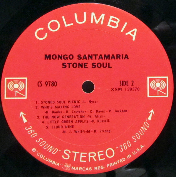 Mongo Santamaria : Stone Soul (LP, Album, Pit)