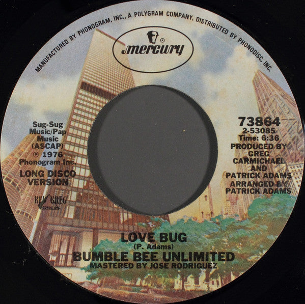 Bumblebee Unlimited : Love Bug (7", Single, Styrene, Pit)