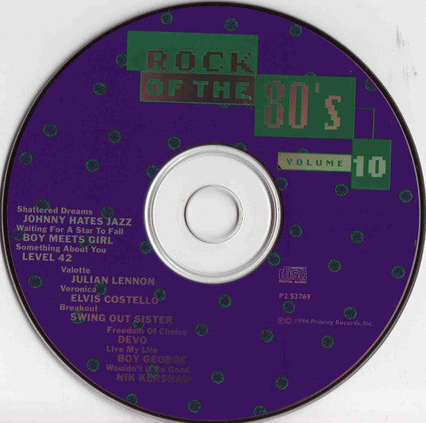 Various : Rock Of The 80's Volume 10 (CD, Comp, RM)