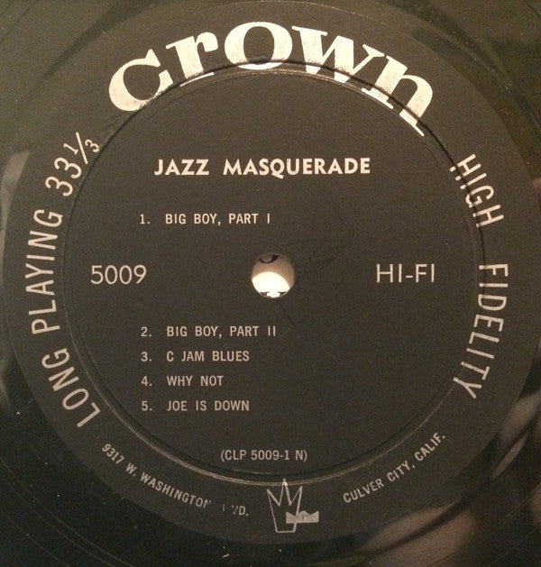 The Modern Jazz Stars : Jazz Masquerade (LP)