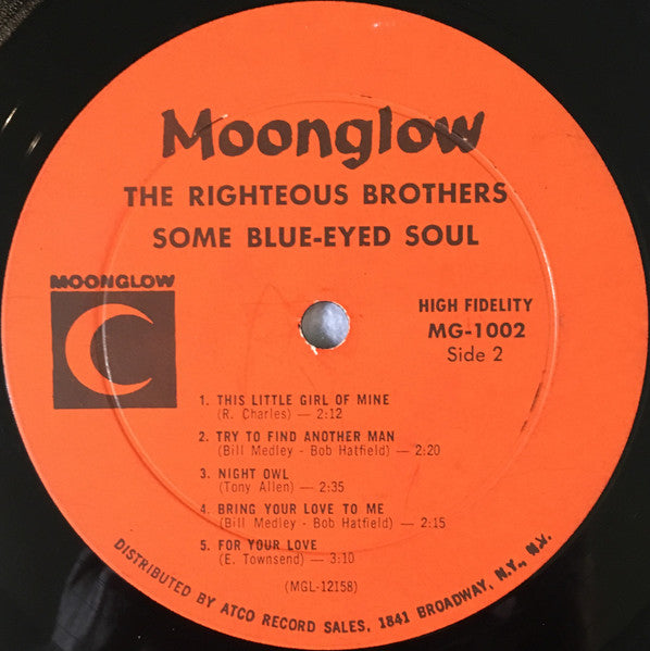 The Righteous Brothers : Some Blue-Eyed Soul (LP, Album, Mono)