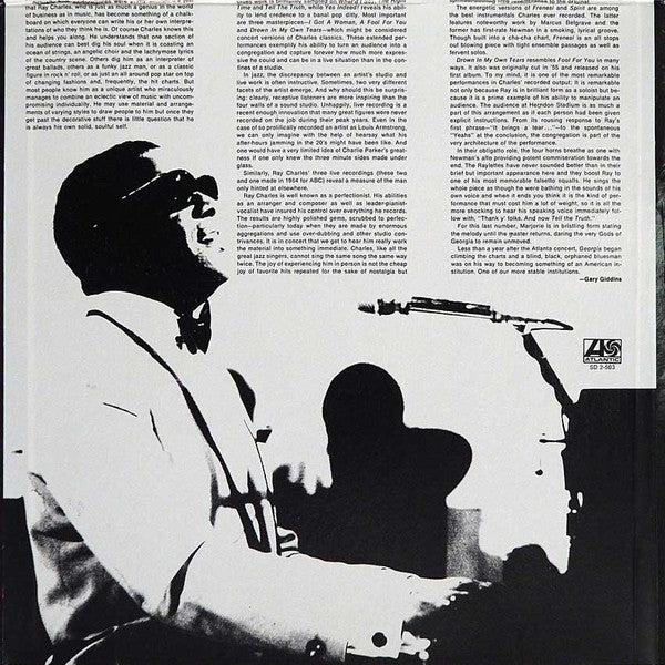 Ray Charles : Live (2xLP, Comp, Gat)