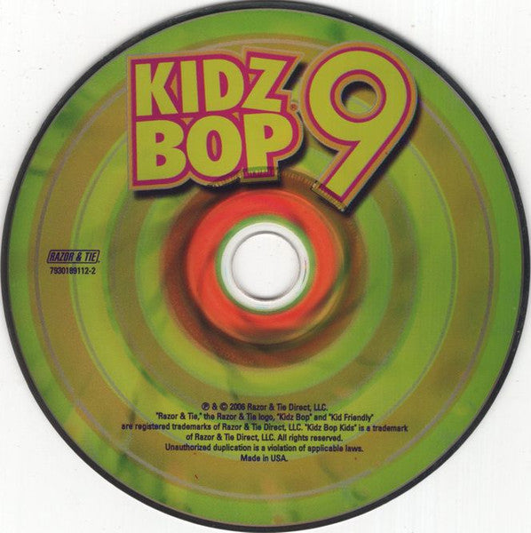 Kidz Bop Kids : Kidz Bop 9 (CD)