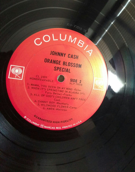Johnny Cash : Orange Blossom Special (LP, Album, Mono, Pit)