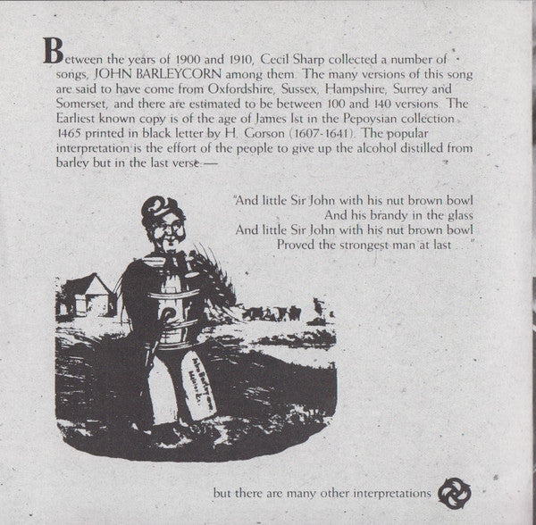 Traffic : John Barleycorn Must Die (CD, Album, RE)